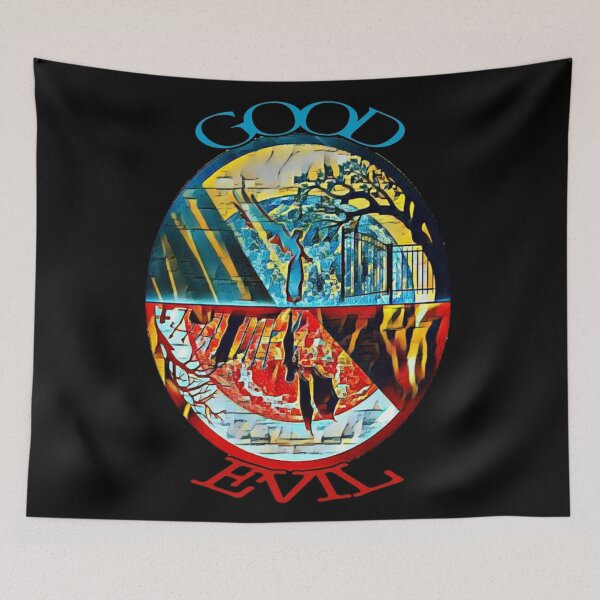 Item preview, GOOD VS EVIL designed and sold by RebelShadow.