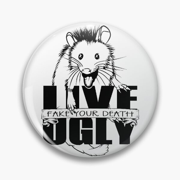 Item preview, Live Ugly opossum designed and sold by piedaydesigns.