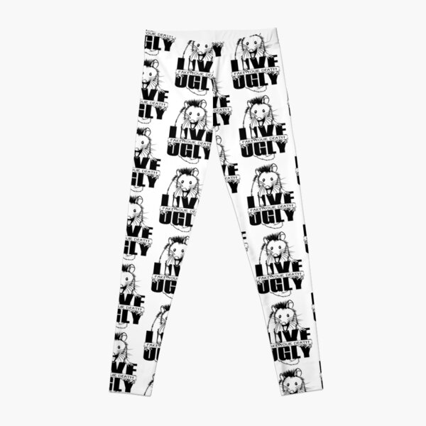 Custom I Cry When Ugly People Legging By Yudyud - Artistshot