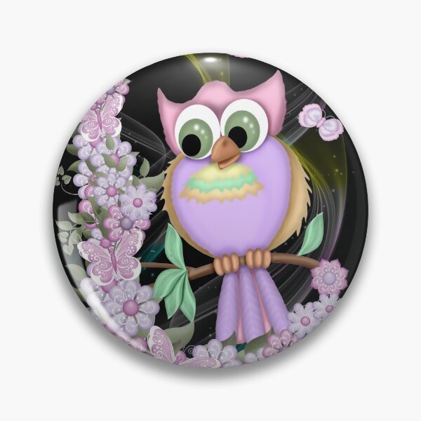 Item preview, The Owl and The Butterflies designed and sold by LoneAngel.
