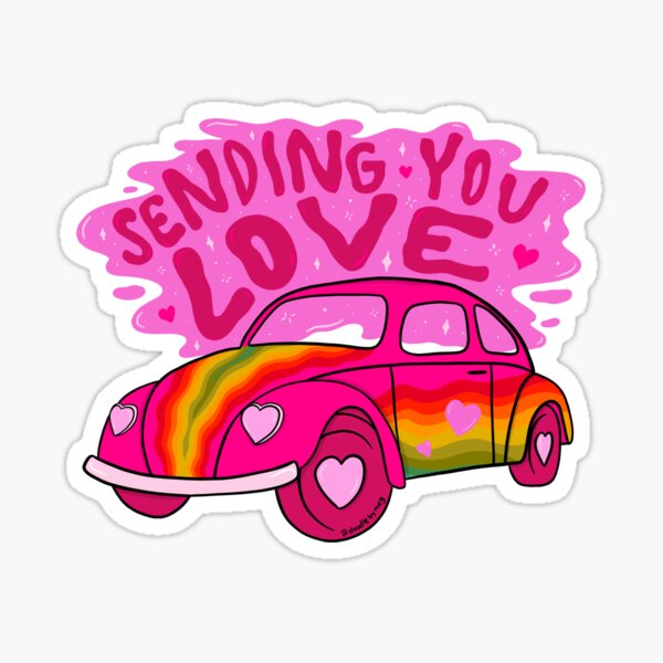Sending You Love Sticker