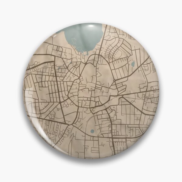 Item preview, Roskilde Sepia Map designed and sold by CPTVDesign.