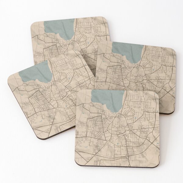 Item preview, Roskilde Sepia Map designed and sold by CPTVDesign.