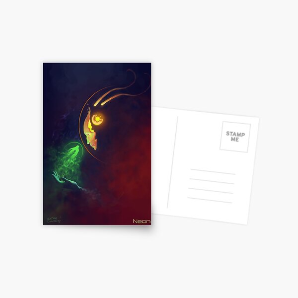 Neon Postcard