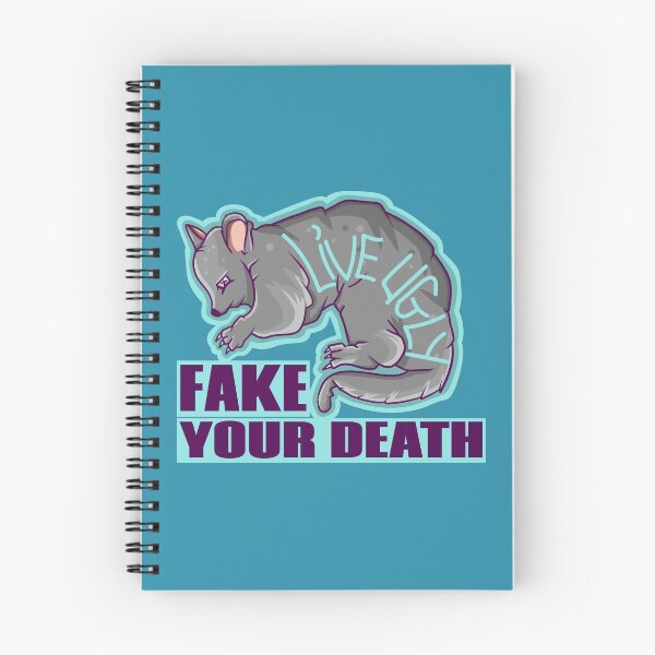 Item preview, Live Ugly possum FAKE YOUR DEATH designed and sold by piedaydesigns.