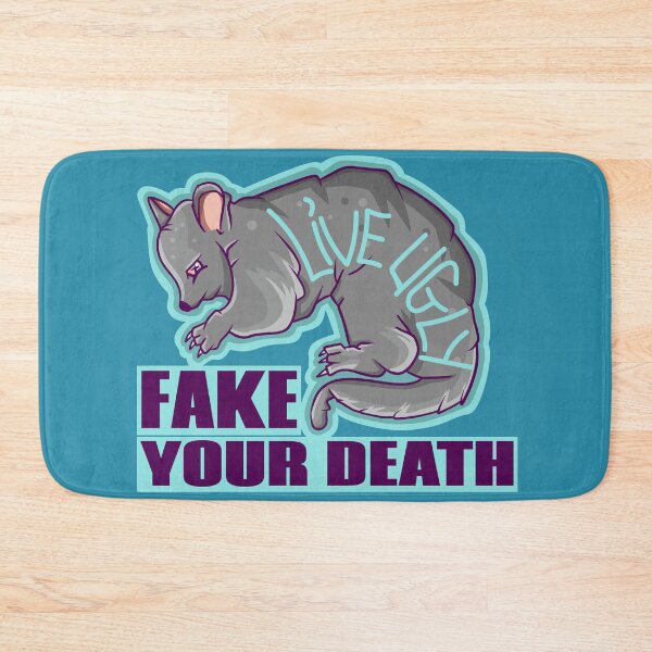 Item preview, Live Ugly possum FAKE YOUR DEATH designed and sold by piedaydesigns.