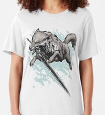 Der Schwertwolf Slim Fit T-Shirt