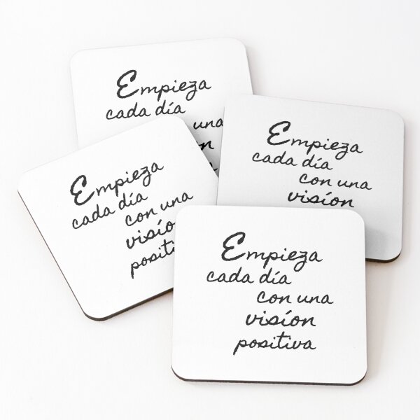 Item preview, Be Positive spanish quote designed and sold by BonitaYo.