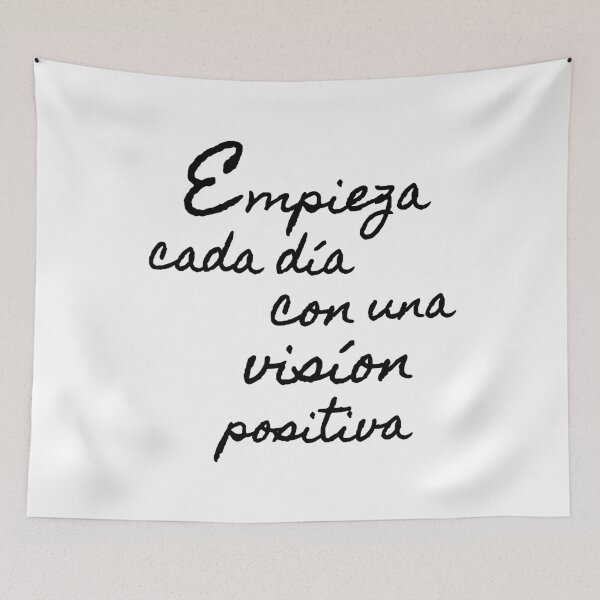 Item preview, Be Positive spanish quote designed and sold by BonitaYo.
