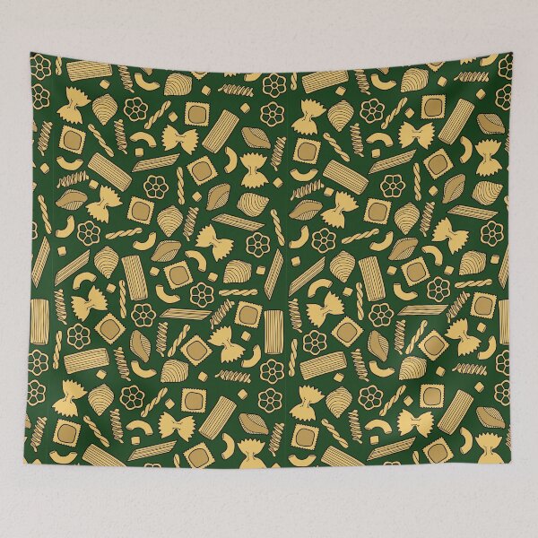 Item preview, Pasta Pattern On Green designed and sold by NoSaysLion.