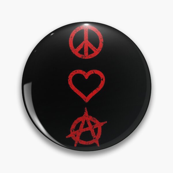 Item preview, Peace. Love. Anarchy. designed and sold by Bronzarino.
