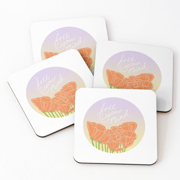 Item preview, Free Your Mind Poppies designed and sold by FloralPawsArt.
