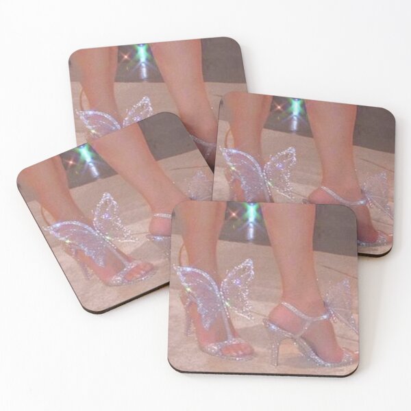 Item preview, glitter butterfly heels designed and sold by alondra14085.