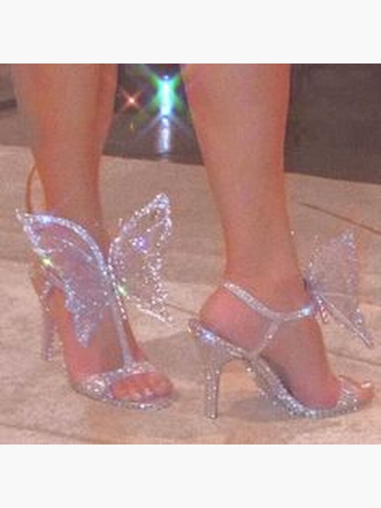 Glitter Butterfly Heels | TikTok