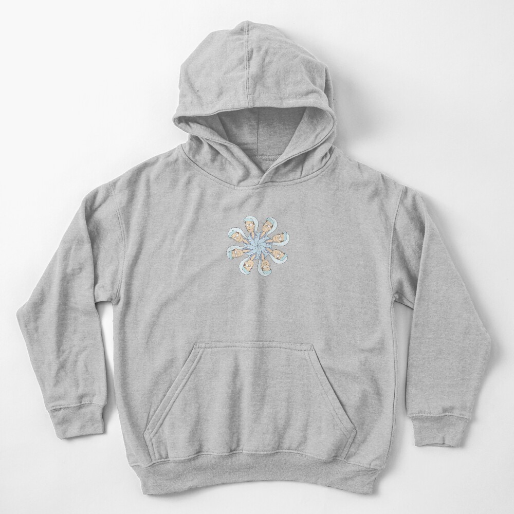 Sleepy Gary Mandala Kids Pullover Hoodie