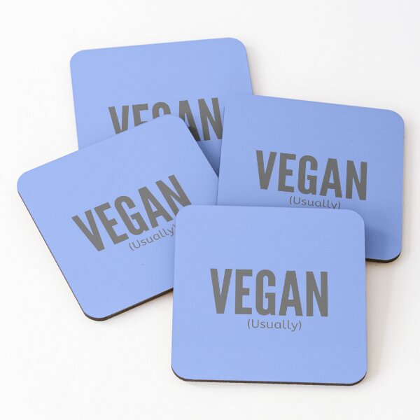 Item preview, Vegan Usually - Gray designed and sold by ryanwfraser.