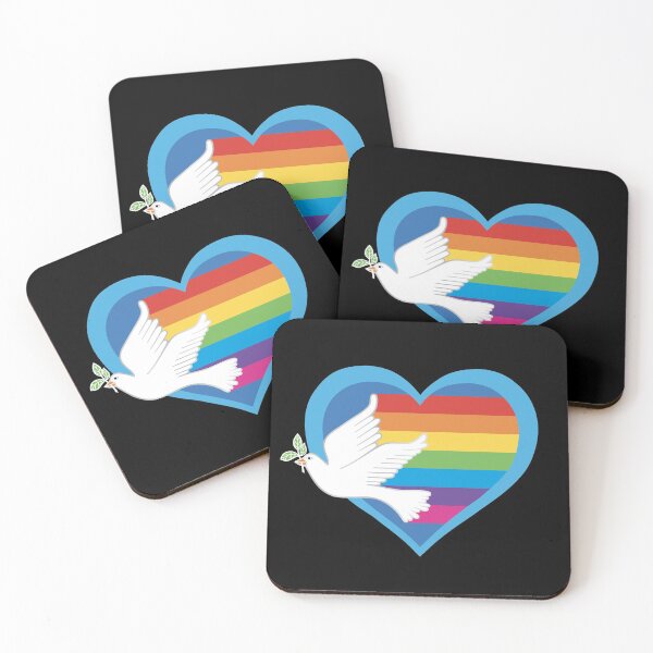 Item preview, Benny Zable Rainbow Peace Dove designed and sold by PureLifePlanet.