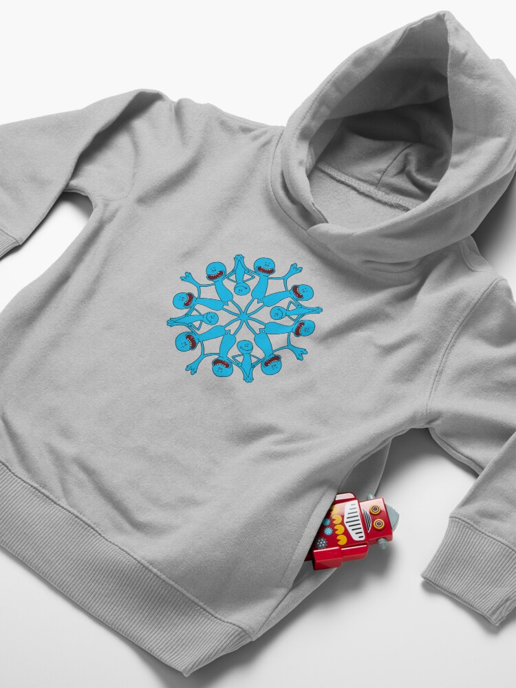 Alternate view of Mr. Meeseeks Mandala Toddler Pullover Hoodie