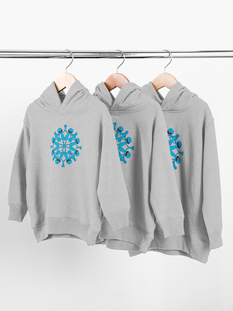 Alternate view of Mr. Meeseeks Mandala Toddler Pullover Hoodie