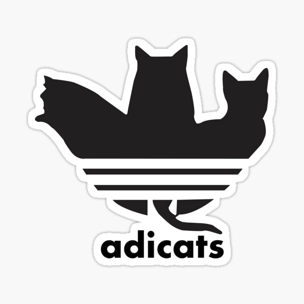 Adicats Logo Sticker For Sale By Clerrrrrrr Redbubble