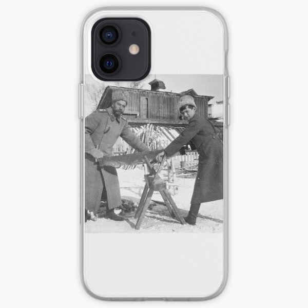 tsar nicholas ii + tsarevich alexei nikolaevich iPhone Soft Case