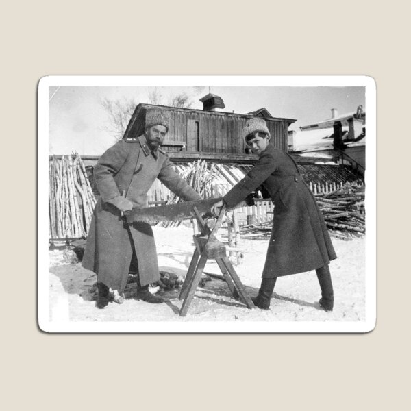 tsar nicholas ii + tsarevich alexei nikolaevich Magnet