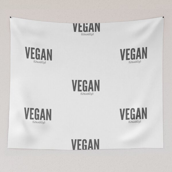 Item preview, Vegan Usually - Gray designed and sold by ryanwfraser.