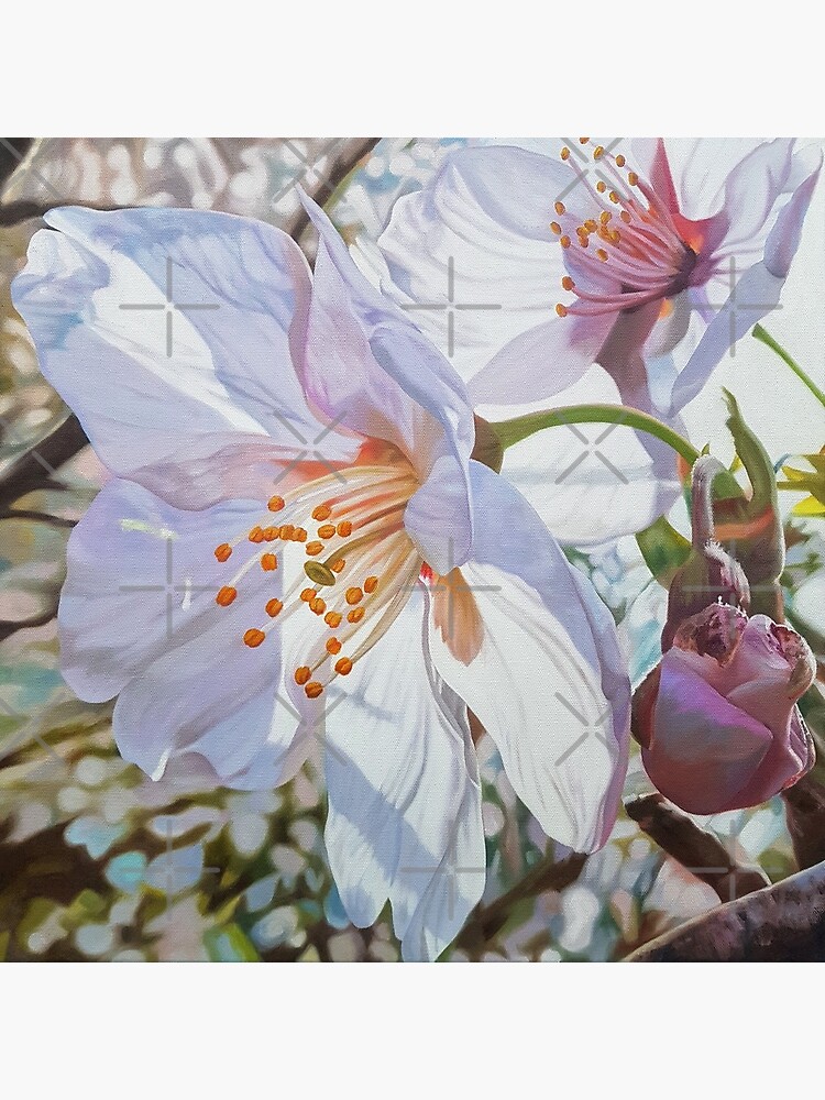 Sparks - spring cherry blossom painting by EmilyBickell