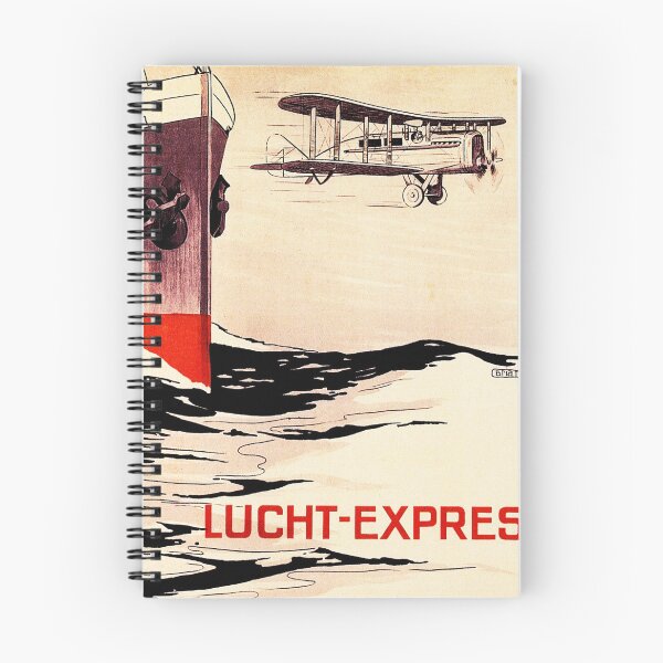 Item preview, KLM DUTCH 1921 LUCHT-EXPRES Holland England Route Vintage Travel Advertisement  designed and sold by retroposters.