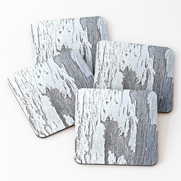Item preview, distressed peeling paint, white fence designed and sold by Stephanie  Skeem.