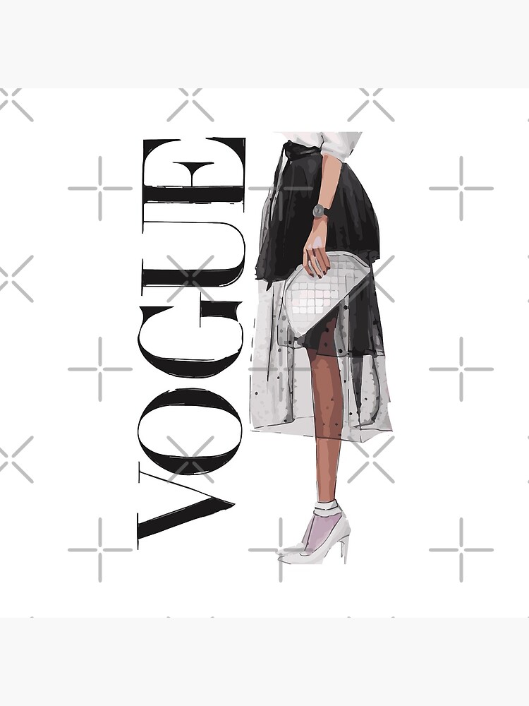Vogue fashion magazine poster by apoorvpatel
