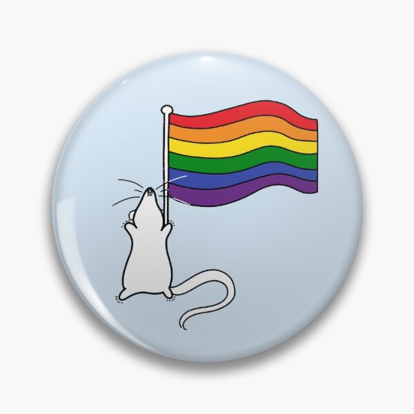 Happy Pride Rat Pin