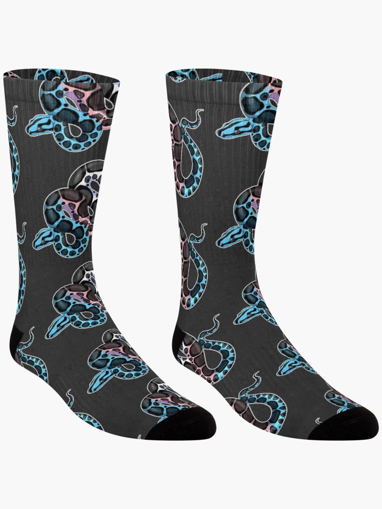 Thumbnail 3 of 5, Socks, Trans Python Pride designed and sold by 1CoolCactus.