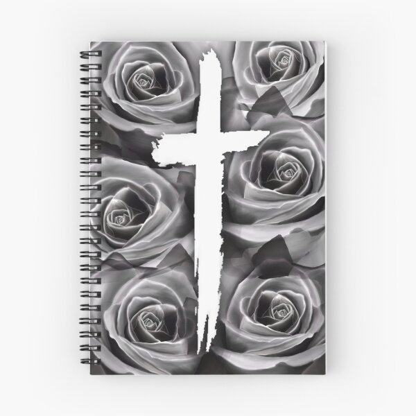 Item preview, saint jhn roses and cross designed and sold by beckysavoia.