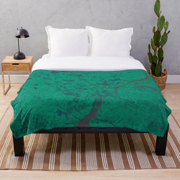 Item preview, Dark Teal - Brazilian Croplands designed and sold by mapsnacks.