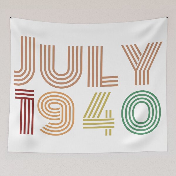 Item preview, Happy 80th Birthday, Happy Eighties Birthday, born in July 1940 designed and sold by marosharaf.