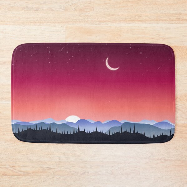 Item preview, Sunset in the mountains designed and sold by Oxanashekh.