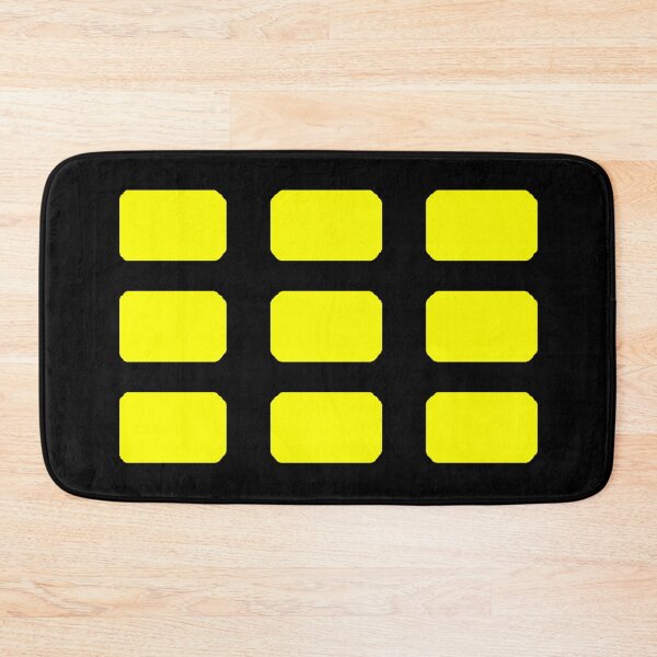 Aperçu de l'œuvre Motif rectangle jaune créée et vendue par GrudleBay.