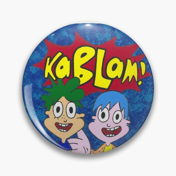 Item preview, Nickelodeon Kablam Henry and June Painting on canvas paper designed and sold by AbbysRadArt.