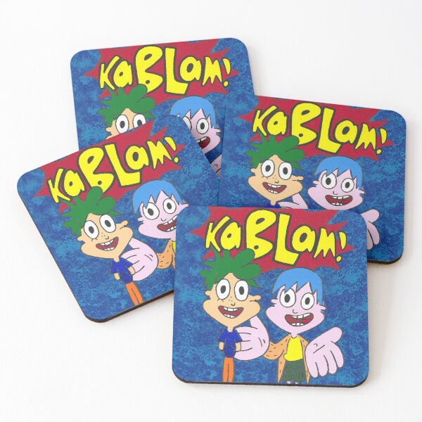Item preview, Nickelodeon Kablam Henry and June Painting on canvas paper designed and sold by AbbysRadArt.