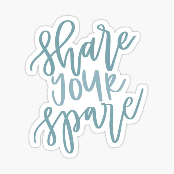 Donate Life Share Your Spare Sticker