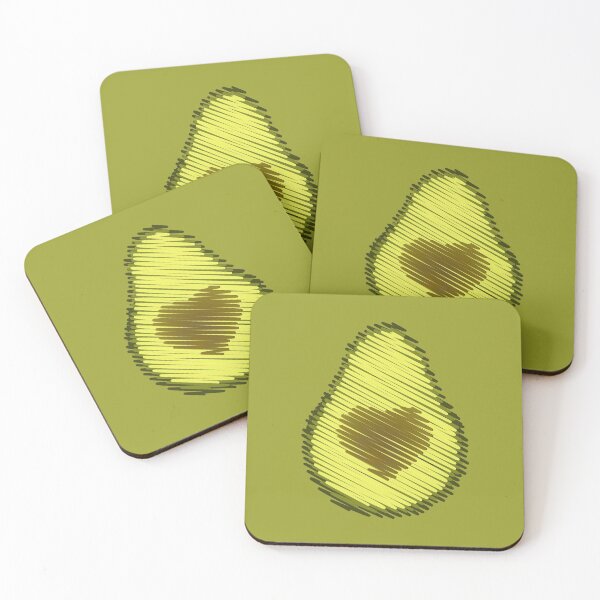 Item preview, Stitched Avocado Love Design designed and sold by Hedgie Designs.