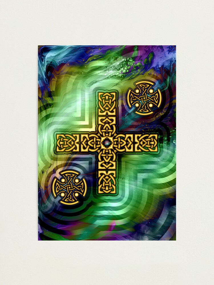 Alternate view of Celtic Cross Photographic Print