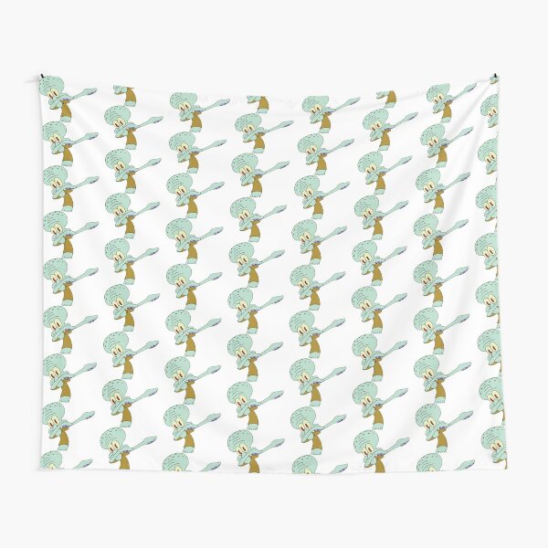 Squidward Dabbing Tapestries | Redbubble