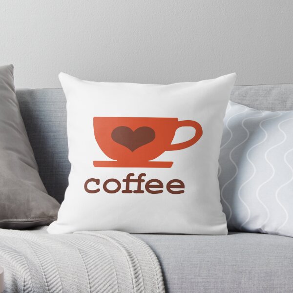 Coffee Lovers Throw Pillow