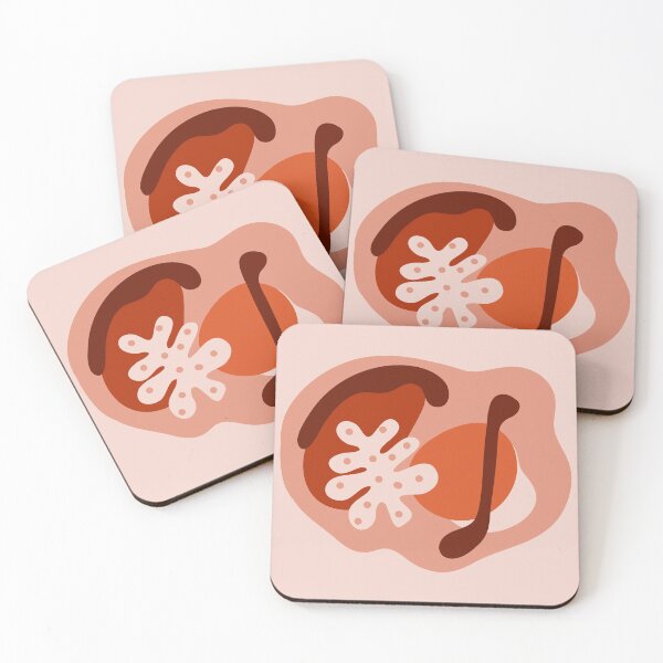 Item preview, Matisse Inspired Abstract Artwork - Warm Colours by Design by Cheyney designed and sold by designbycheyney.