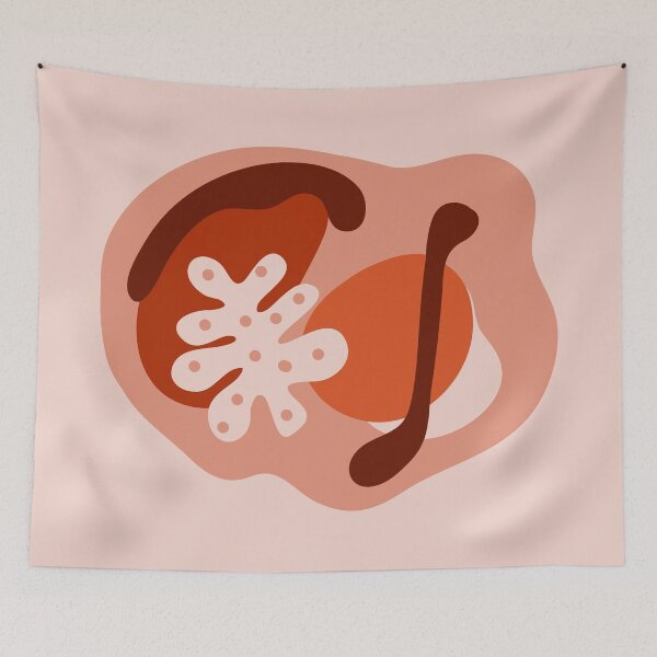 Item preview, Matisse Inspired Abstract Artwork - Warm Colours by Design by Cheyney designed and sold by designbycheyney.
