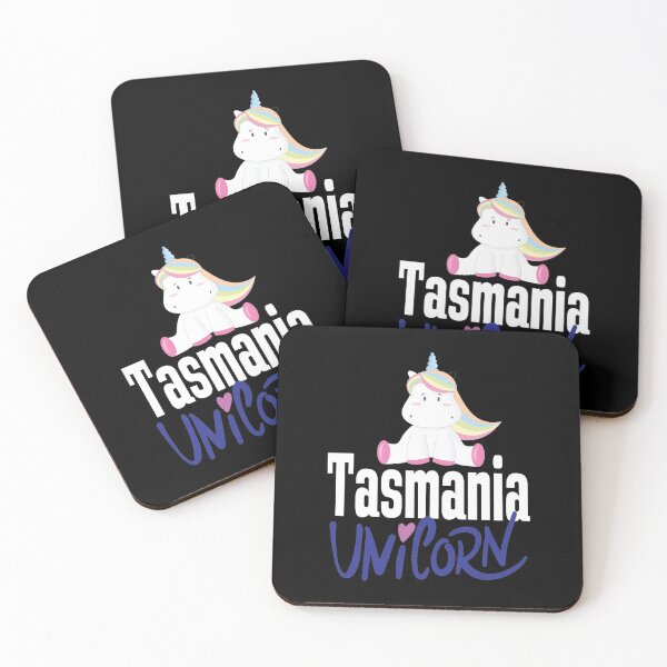 Item preview, Tasmania Unicorn Australia Raised Me Tas Tassie Tasmanian designed and sold by ProjectX23.