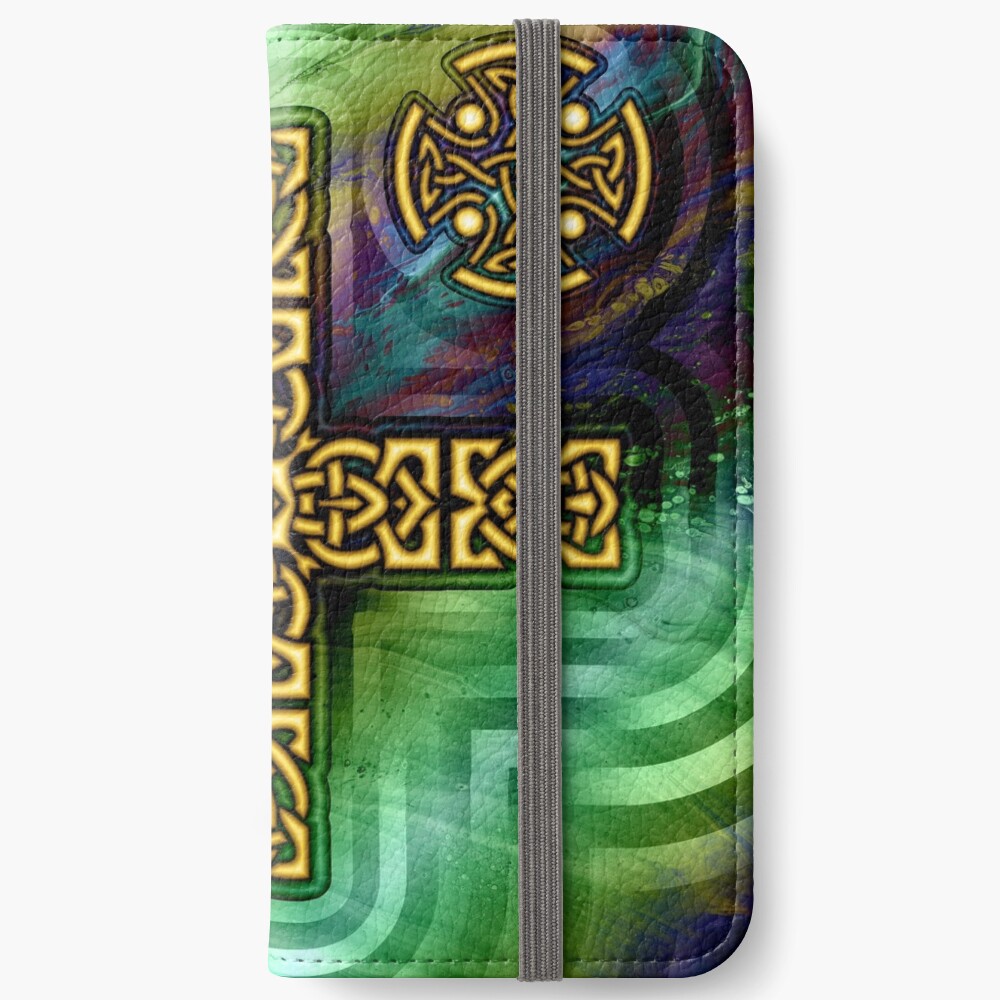 Celtic Cross iPhone Wallet