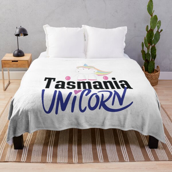 Item preview, Tasmania Unicorn Australia Raised Me Tas Tassie Tasmanian designed and sold by ProjectX23.